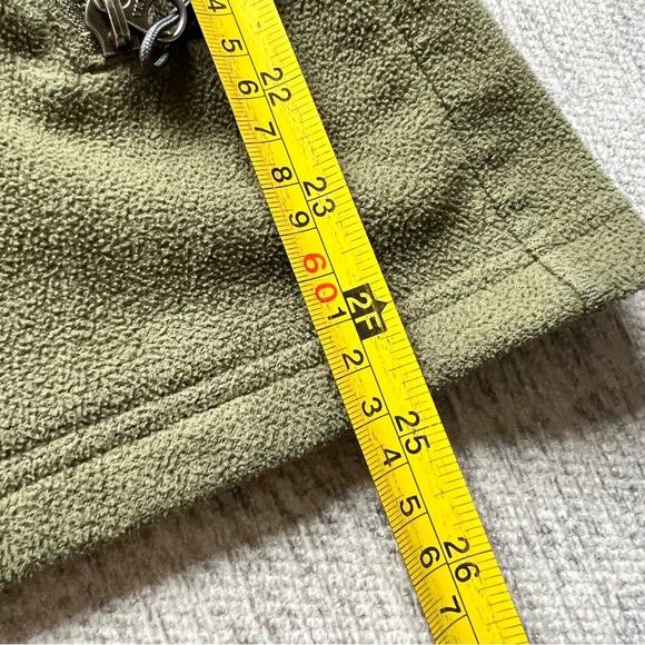 The North Face Men’s Green Outdoors Winter Fleece Zip Up Jacket LARGE - Picture 11 of 11